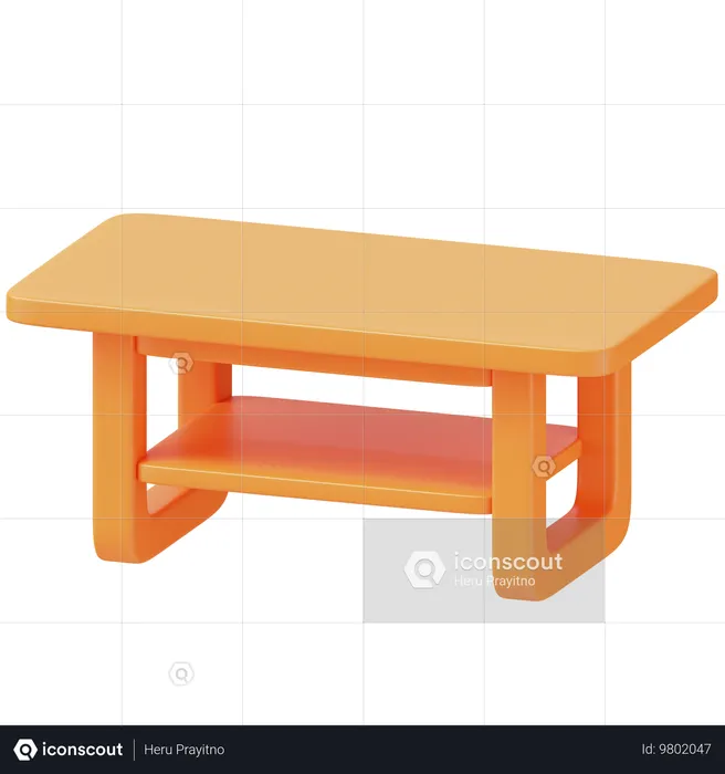 Table basse  3D Icon