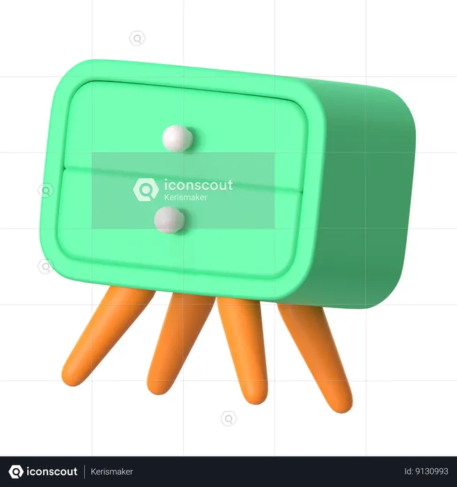 Table d'appoint  3D Icon