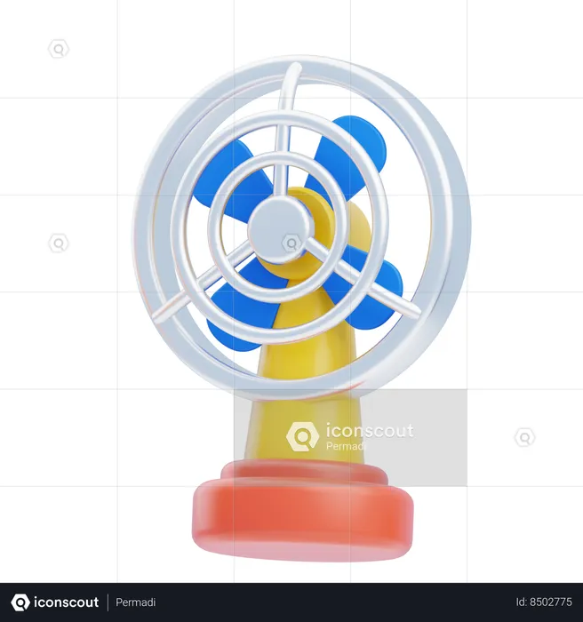 Table Fan  3D Icon