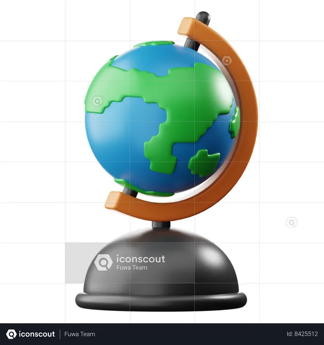 Table Globe  3D Icon