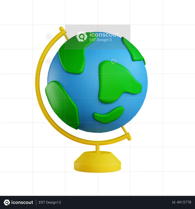 Table Globe  3D Icon