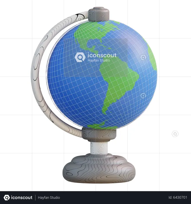 Table Globe  3D Icon