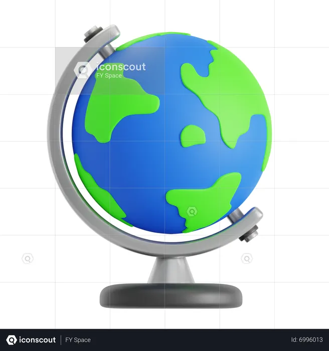 Table Globe  3D Icon