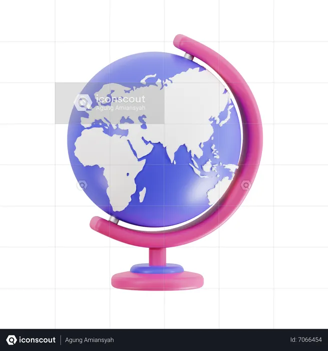 Table Globe  3D Icon