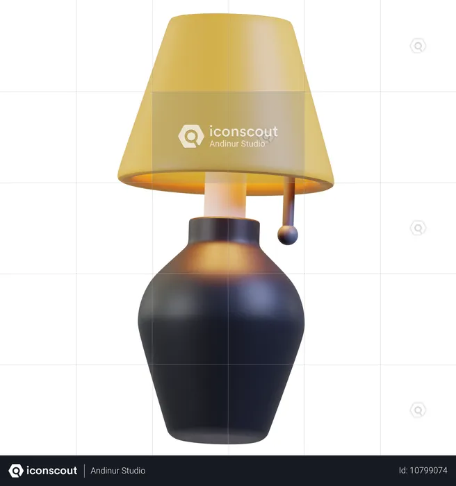 Table Lamp  3D Icon