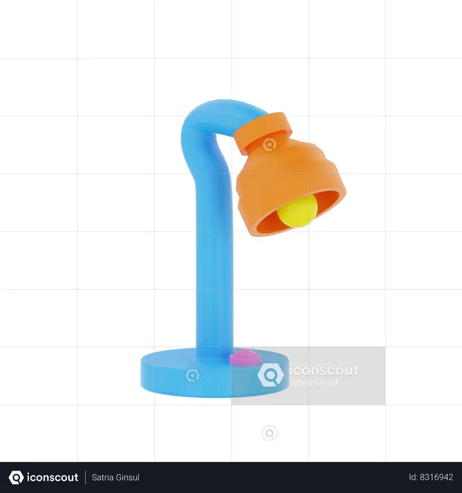 Table Lamp  3D Icon