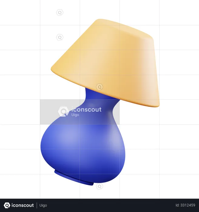 Table Lamp  3D Illustration