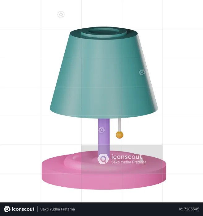 Table Lamp  3D Icon