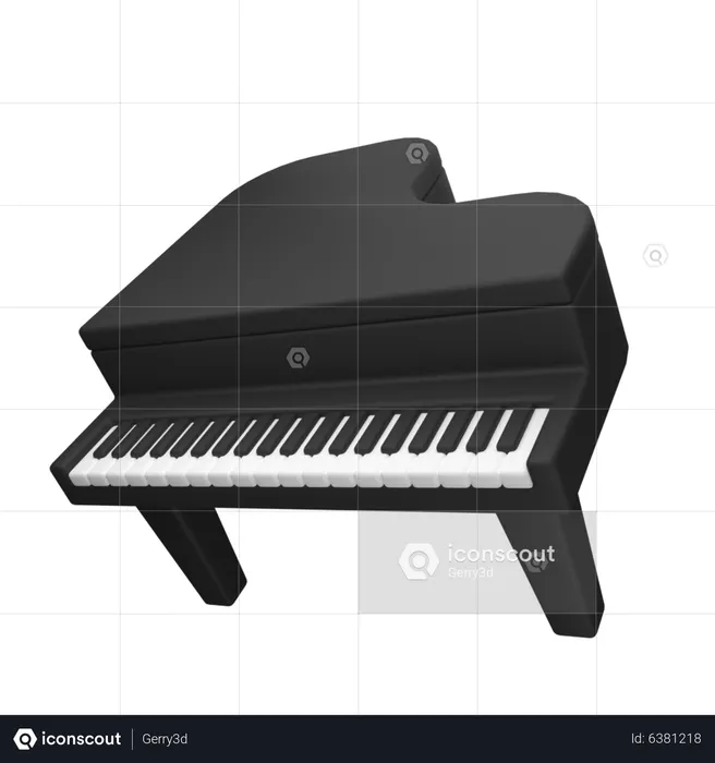 Table de piano  3D Icon