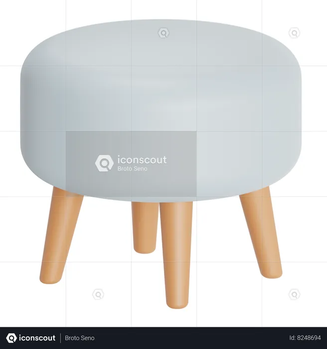 Table ronde  3D Icon