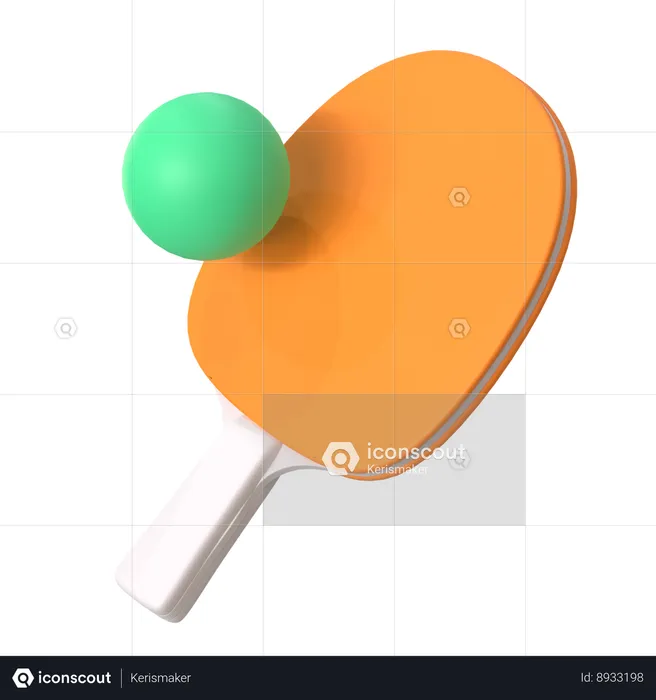Table tennis  3D Icon