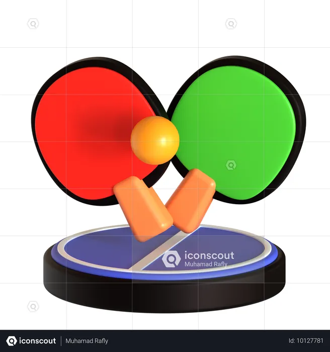 Table tennis  3D Icon