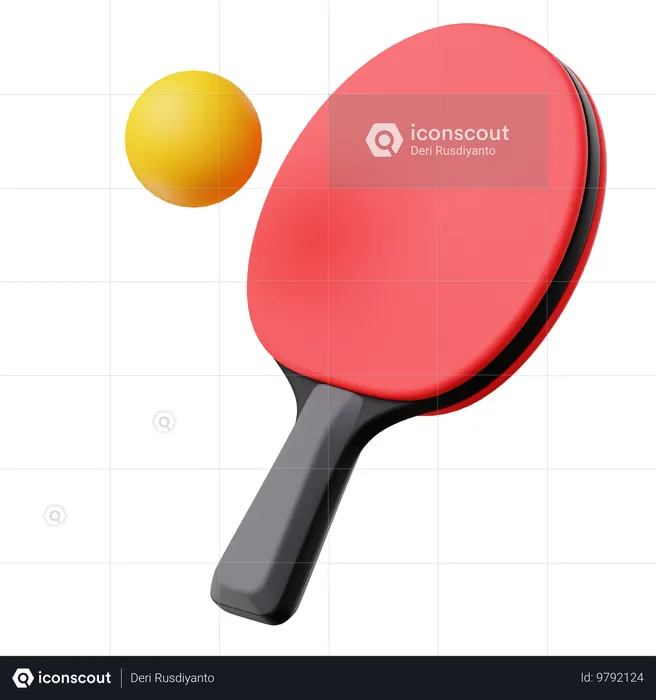 Table tennis  3D Icon