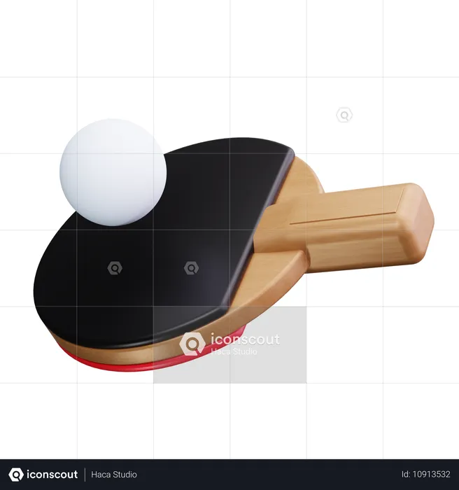 Table Tennis  3D Icon