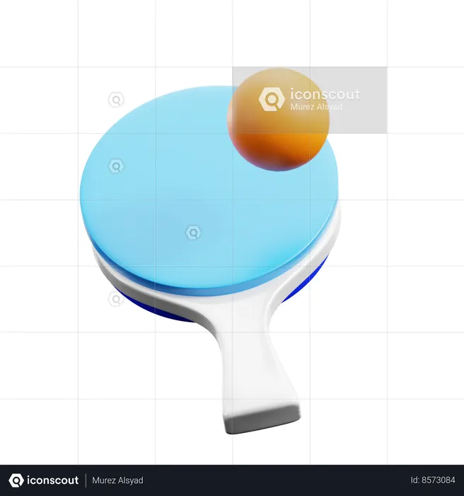 Table Tennis  3D Icon