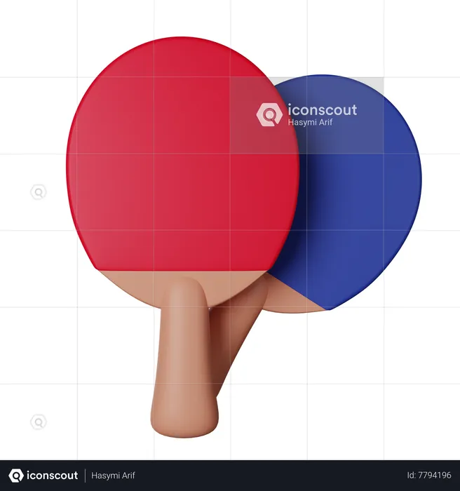 Table Tennis  3D Icon