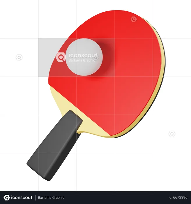 Table Tennis  3D Icon