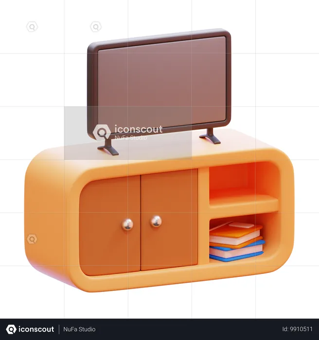 Table Tv  3D Icon