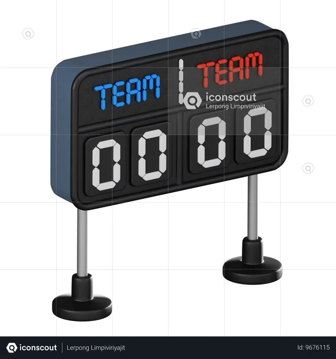 Tableau de score  3D Icon