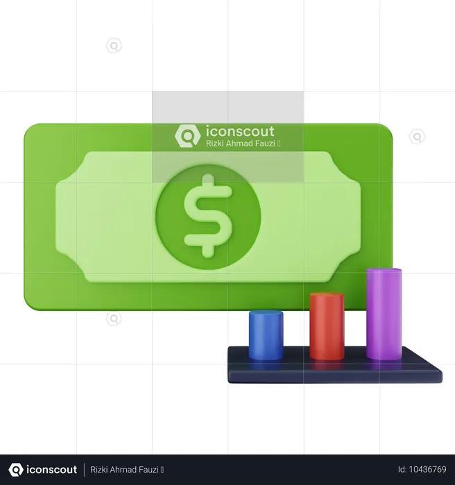 Tableau de l'argent  3D Icon