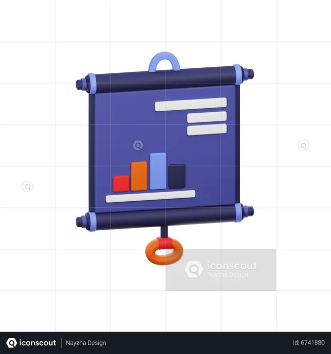 Tableau de présentation  3D Icon