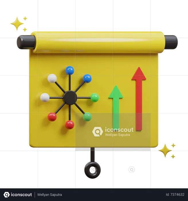 Tableau de présentation  3D Icon