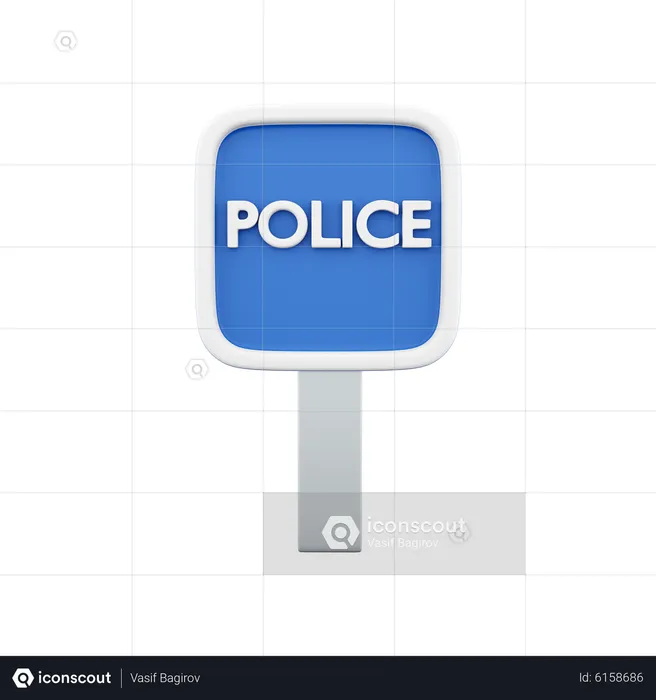 Tableau du poste de police  3D Icon