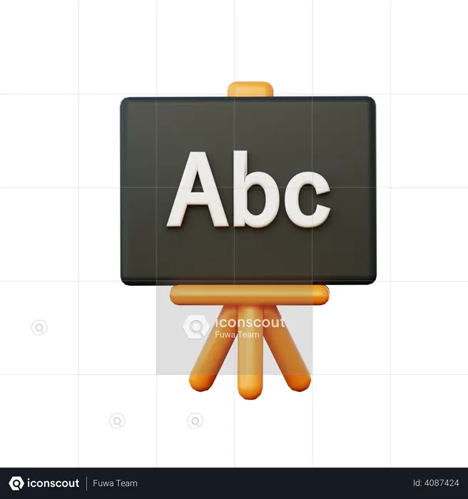 Tableau noir  3D Icon