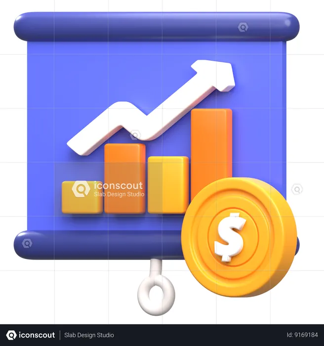 Tableaux financiers  3D Icon