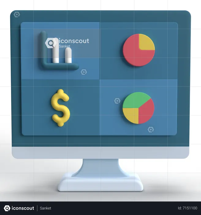 Panel  3D Icon