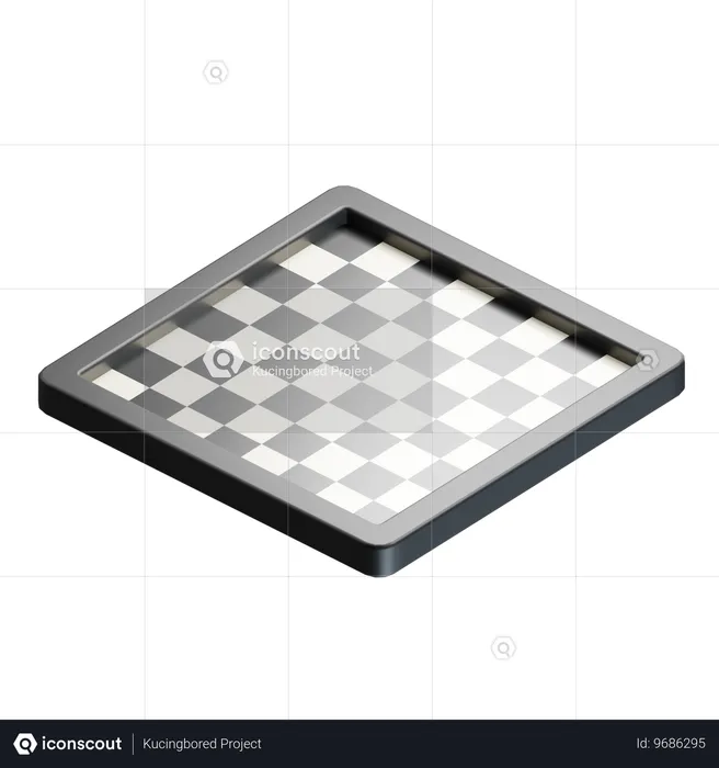 Tablero de ajedrez 8 x 8  3D Icon