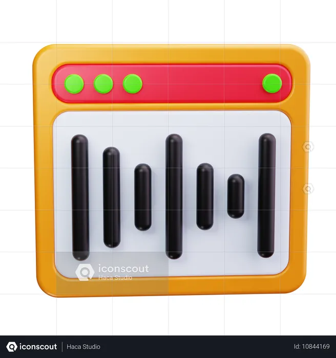 Tablero de voz  3D Icon