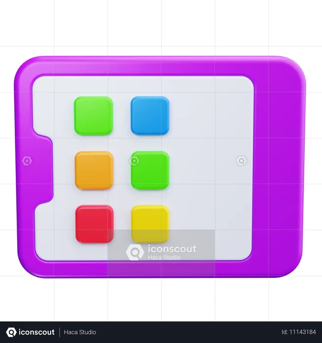 Tablet  3D Icon