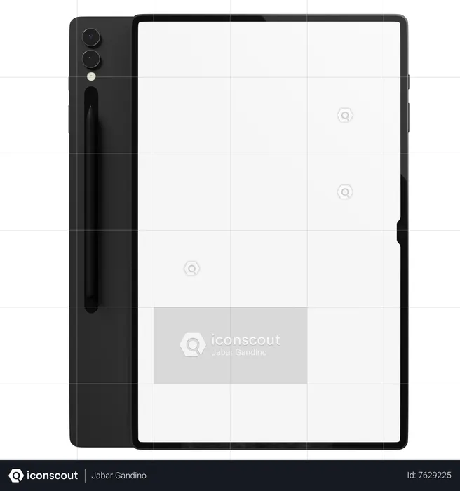 Tablet Mockup  3D Icon