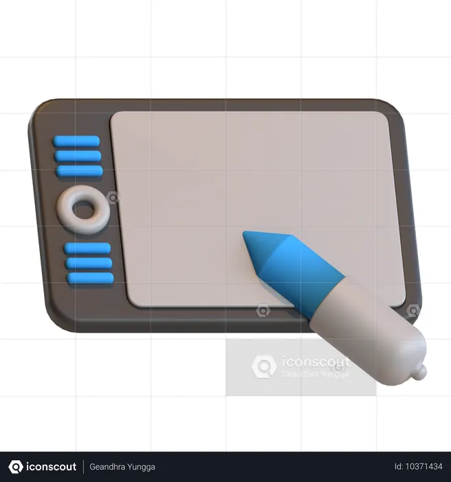 Tableta de dibujo  3D Icon