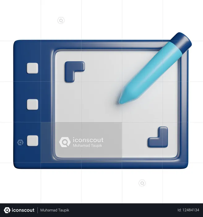 Tablete gráfico  3D Icon