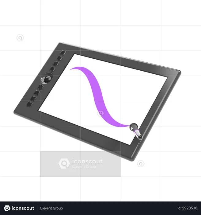 Tablette  3D Illustration
