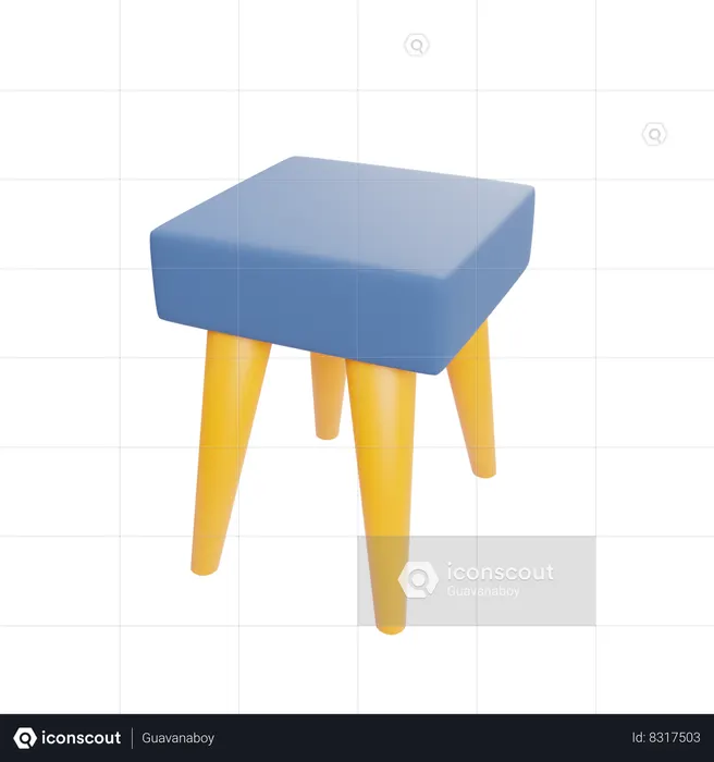 Tabouret  3D Icon