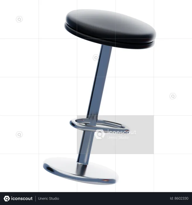 Tabouret  3D Icon