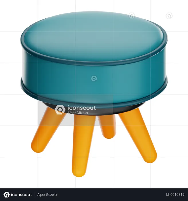 Tabouret  3D Icon