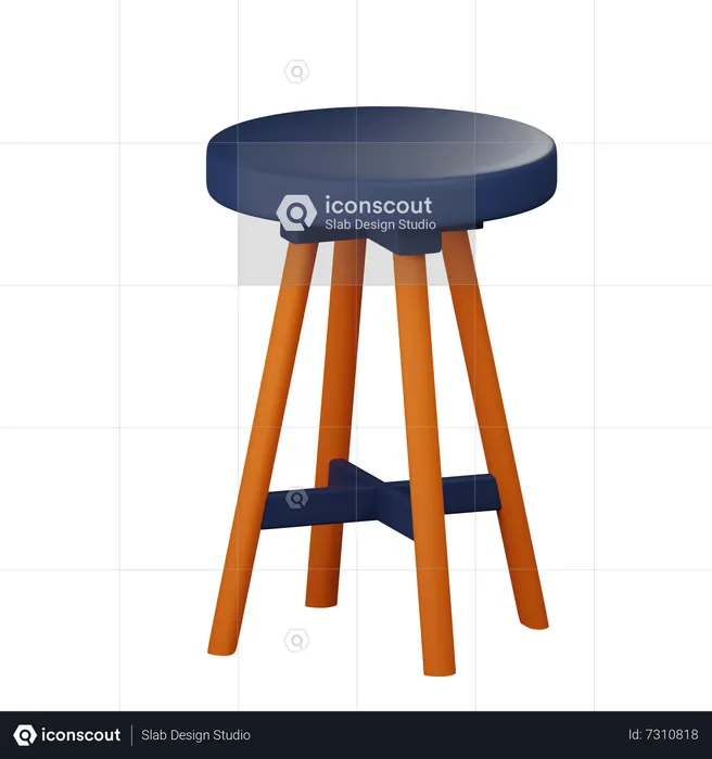 Tabouret  3D Icon