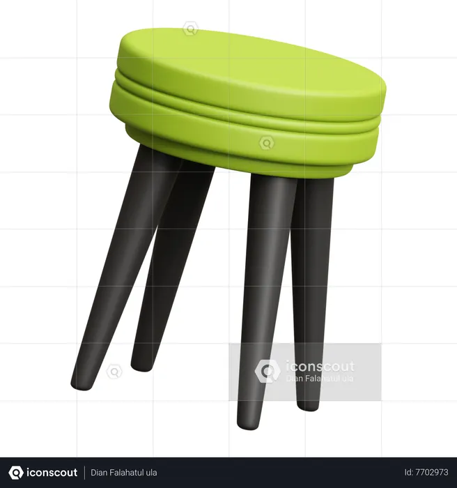 Tabouret  3D Icon