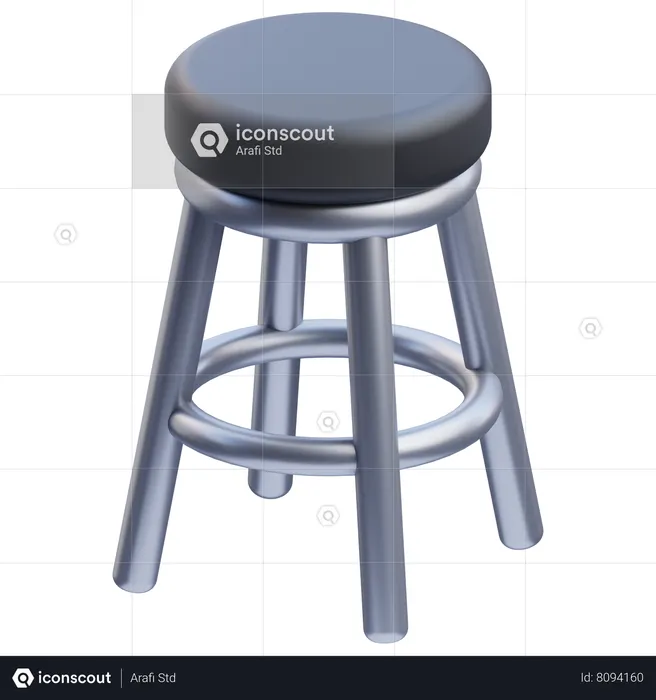 Tabouret  3D Icon