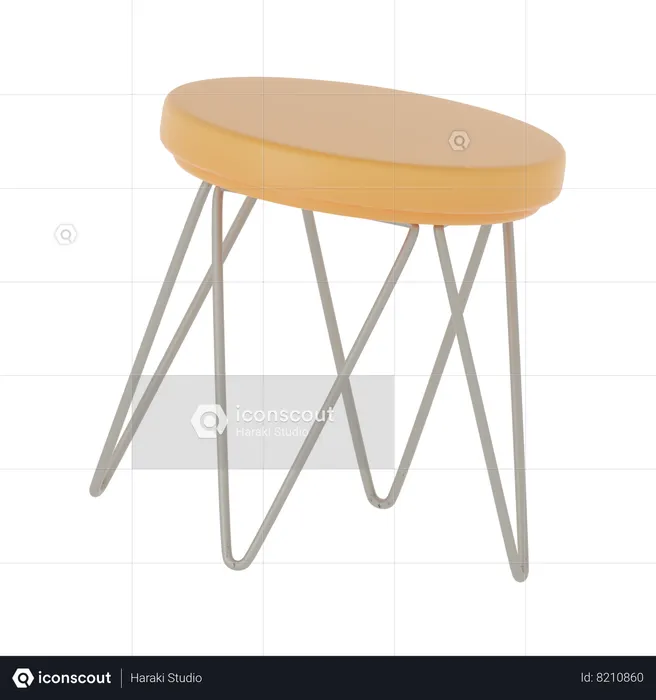Tabouret de bureau  3D Icon