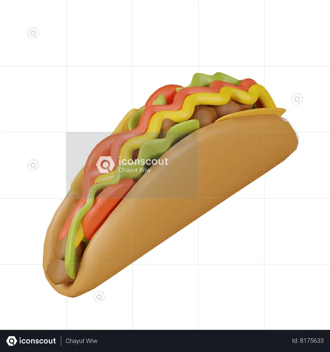 Taco  3D Icon