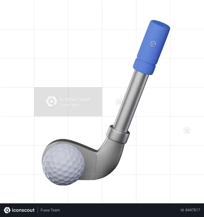 Taco de golfe  3D Icon