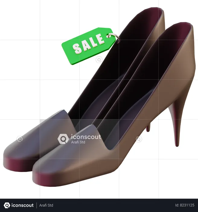 Tacones altos  3D Icon