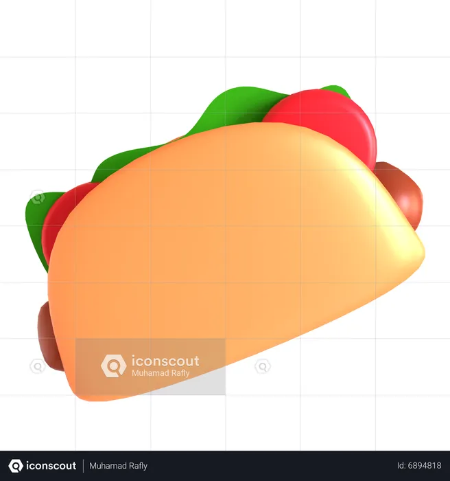 Tacos  3D Icon