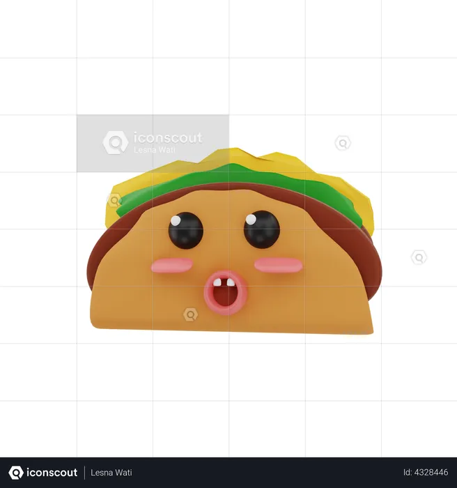 Tacos  3D Illustration