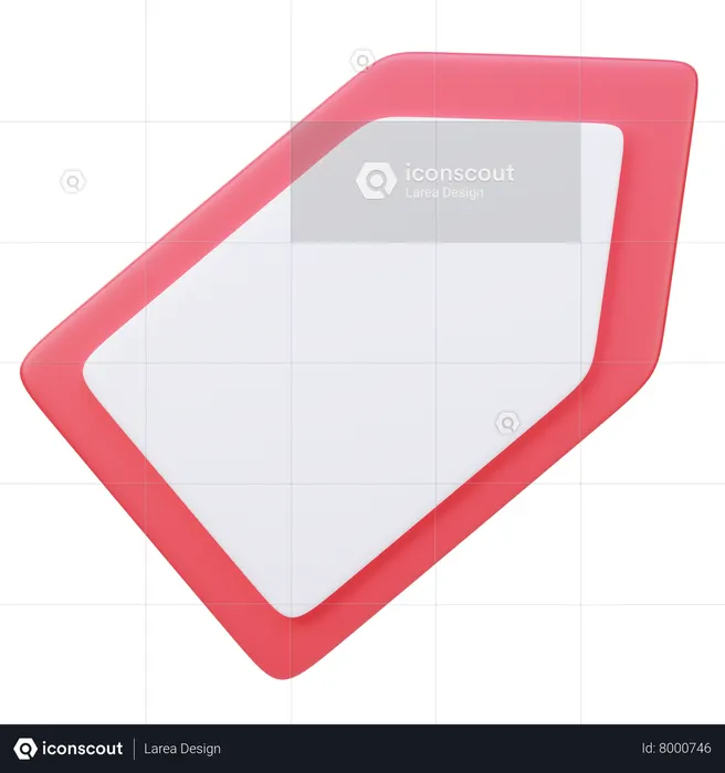 Tag  3D Icon